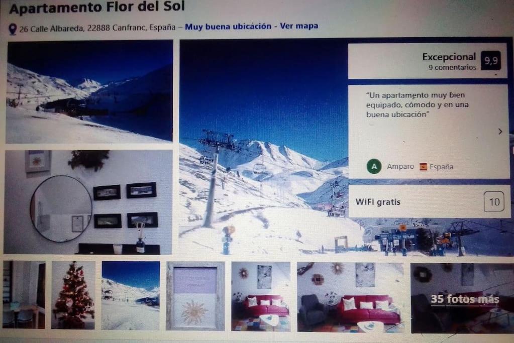 Atico La Flor Del Sol Apartment Canfranc Luaran gambar